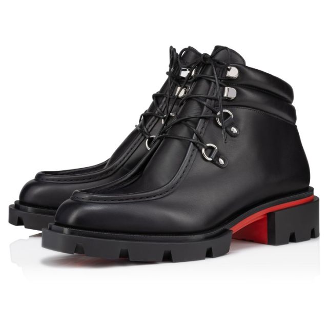 Christian Louboutin Our Pabelito Boot Boots Calf Leather Black