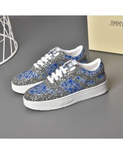 Jimmy Choo Hawaii F Low Top Sneakers Blue