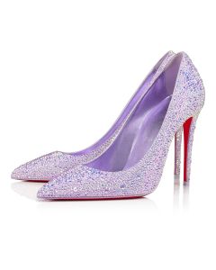 Christian Louboutin Pumps Kate 100 mm Lilac Smoke/cry Tran/lin Lil S Suede