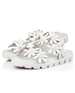 Christian Louboutin Bianco/bianco Nappa Leather Sandal