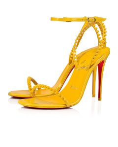 Christian Louboutin 100 mm Sol/lin Sol Patent Leather Sandal