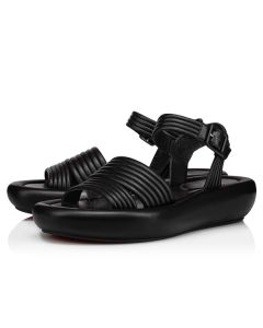 Christian Louboutin Black Nappa light Sandal