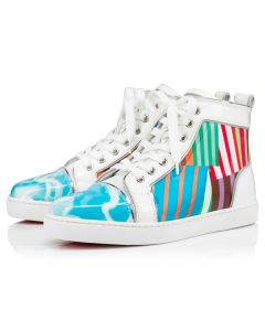 Christian Louboutin Sneaekr High top Version Multi Patent Leather