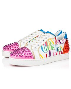 Christian Louboutin Sneaekr Multi/white-multi Leather