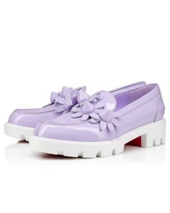 Christian Louboutin Flat Lil Smoke/lil Sm Luc/lin Lil S Patent Leather