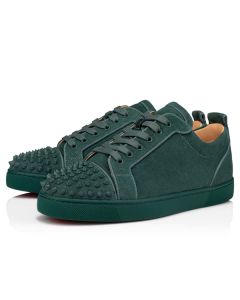 Christian Louboutin Louis Junior Verveine/verveine Mat Suede Leather