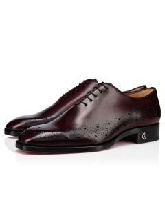 Christian Louboutin Oxford Corteobello Oxblood Calf Shoe