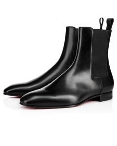 Christian Louboutin Boot Roadie Black Leather