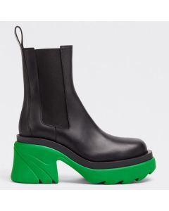 Bottega Veneta Flash Chelsea Boots Green Outsole