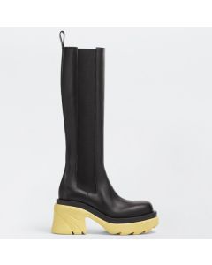 Bottega Veneta Flash Knee-high Boots Yellow Outsole