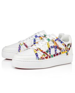 Christian Louboutin 2002sl Low Sneakers Calf Leather White