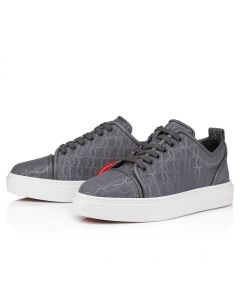 Christian Louboutin Adolon Junior Sneakers Jacquard Monogram Cl Smoky