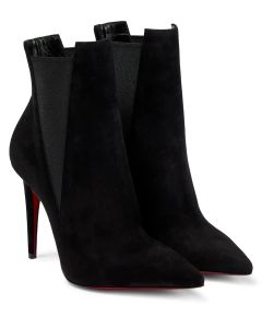 Christian Louboutin Astribooty 100mm Suede Ankle Boots