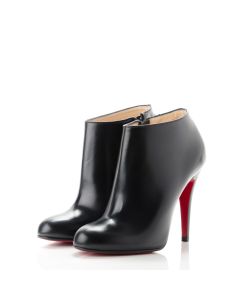 Christian Louboutin Belle Ankle Boots 100mm Calf Leather Black