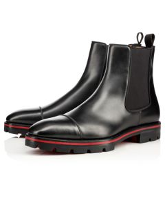 Christian Louboutin Boot Melon Flat Black Calf