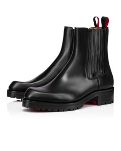 Christian Louboutin Boot Motok Flat Black Calf