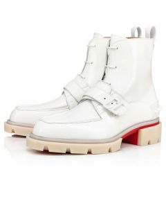 Christian Louboutin Boot Our Georges B Bianco White Calf