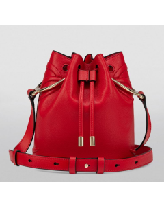 Christian Louboutin By My Side Bucket Bag Calfskin Red