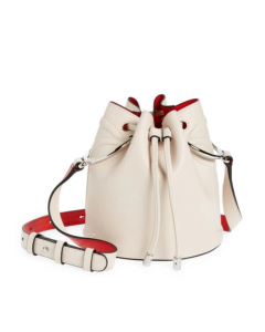 Christian Louboutin By My Side Bucket Bag Calfskin White