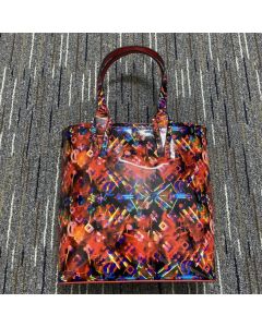 Christian Louboutin Cabata N/S Mini Patent Tote Bag Multicolor