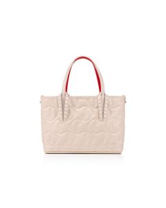 Christian Louboutin Cabata Mini Tote Bag Nappa Leather Leche