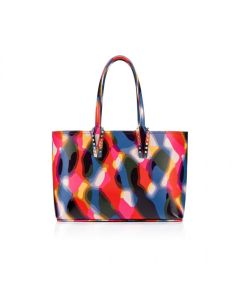 Christian Louboutin Cabata Small Tote Bag Calf Illusion Multicolor