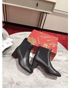 Christian Louboutin Chelsea Ankle Boots 55mm Calfskin Black