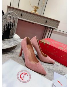 Christian Louboutin Condora Pumps 85mm Suede Leather Pink