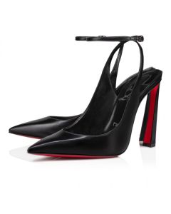 Christian Louboutin Condora Strap 100 mm Strappy Pumps Leather Black