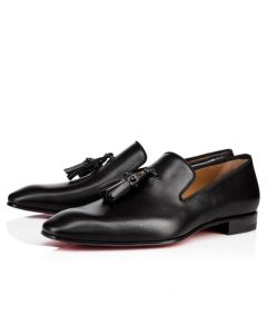 Christian Louboutin Dandelion Tassel Loafers Calf Leather Black