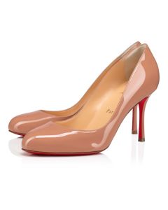 Christian Louboutin Dolly Pump 85 Mm Pumps Patent Calf Blush