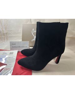 Christian Louboutin Eleonor 85mm Suede Ankle Boots