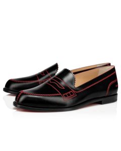 Christian Louboutin Flat Mocalaureat  Black/loubi Calf