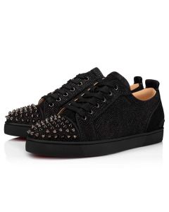 Christian Louboutin Fun Louis Junior Spikes Black/black Gun