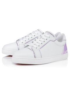 Christian Louboutin Fun Vieira Low-Top Sneakers Calf Leather White