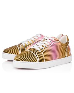 Christian Louboutin Fun Vieira Sneakers Women Aftersun Printed Crepe Satin Multicolor