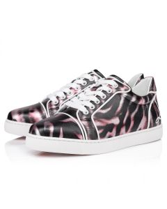 Christian Louboutin Fun Vieira Sneakers Nappa Leather Quagga Multicolor