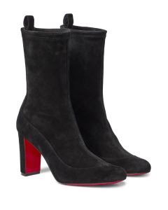 Christian Louboutin Gena 85mm Suede Ankle Boots