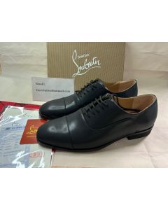 Christian Louboutin Greggo Flat Black Calf 