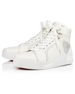 Christian Louboutin High-top Loubikick Version White Calf 