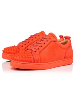 Christian Louboutin Low-top Louis Junior SP Drag/drag Mat Veau Velours