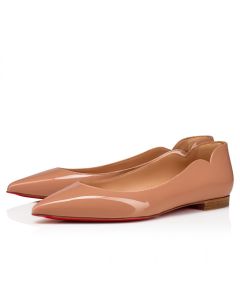 Christian Louboutin Hot Chickita Ballerinas Patent Calf Leather Blush