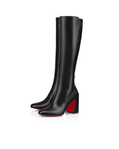 Christian Louboutin Jane Botta 85 mm Calf Leather And Stretch Nappa Leather Black