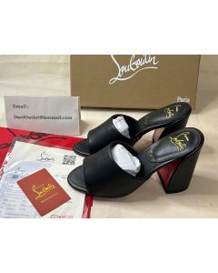 Christian Louboutin Jane Mule 85mm Mules Nappa Leather Black