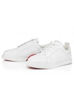 Christian Louboutin Jimmy Sneakers Men Calf Leather And Nappa Leather White