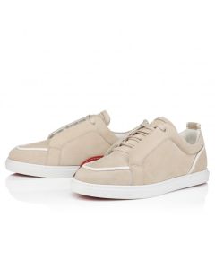 Christian Louboutin Jimmy Sneakers Men Veau Velours Foggy