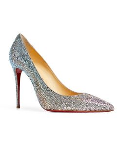 Christian Louboutin Kate Leather Strass Degradé Pumps 120MM