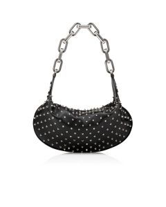 Christian Louboutin Le 54 Chain Bag Nappa Leather And Spikes Black