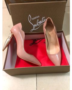 Christian Louboutin Lipchick Hot Chick Pumps 100mm Patent Leather Leche