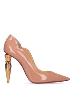 Christian Louboutin Lipchick Pump 100 mm Patent Calf Nude